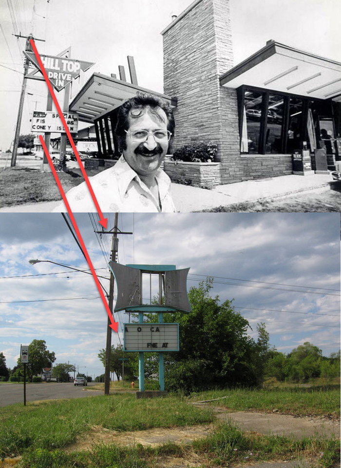 Wallis Drive-In - Wallis North - 5414 N Saginaw - Sign Comparison